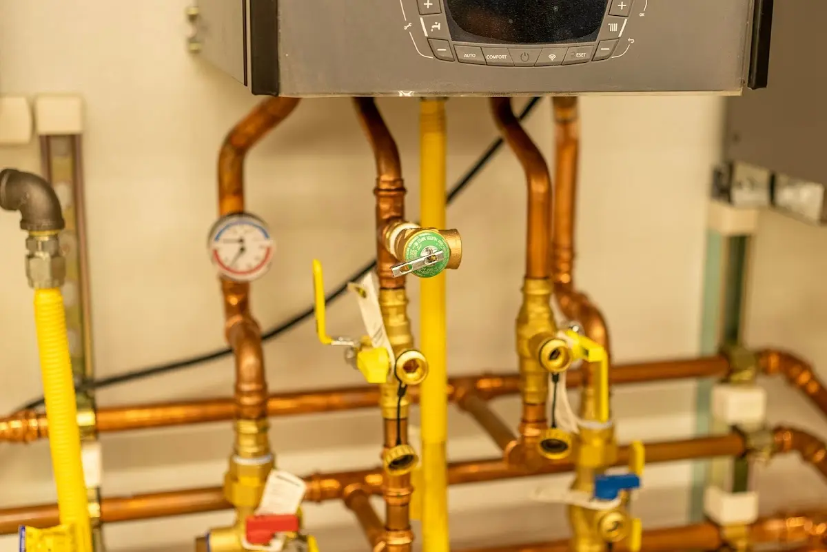 Licensed technician providing Slab Leak Repair for a homeowner in Sugarcreek